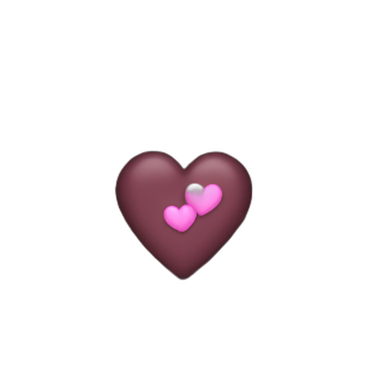 Half heart emoji