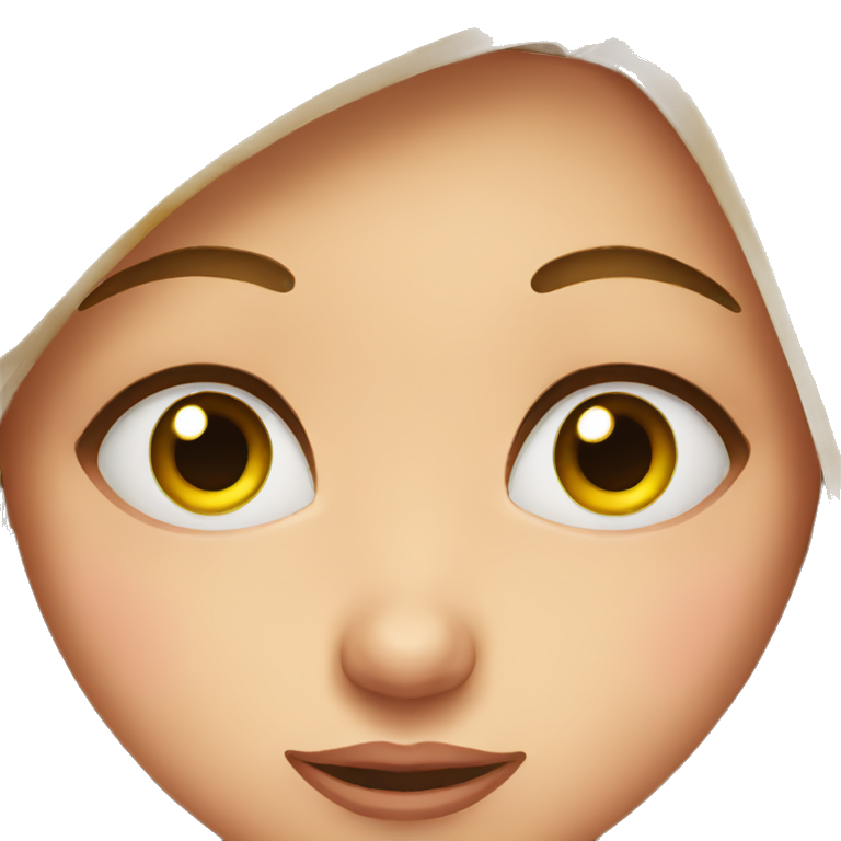 Girl rolling eyes emoji