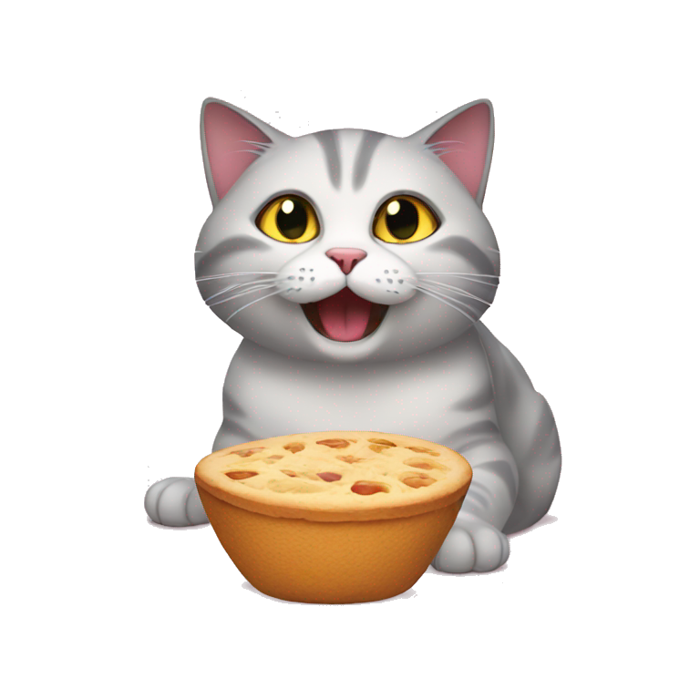 the cat hungry emoji