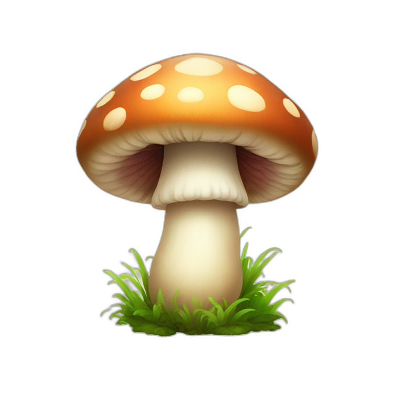 mushroom cute emoji