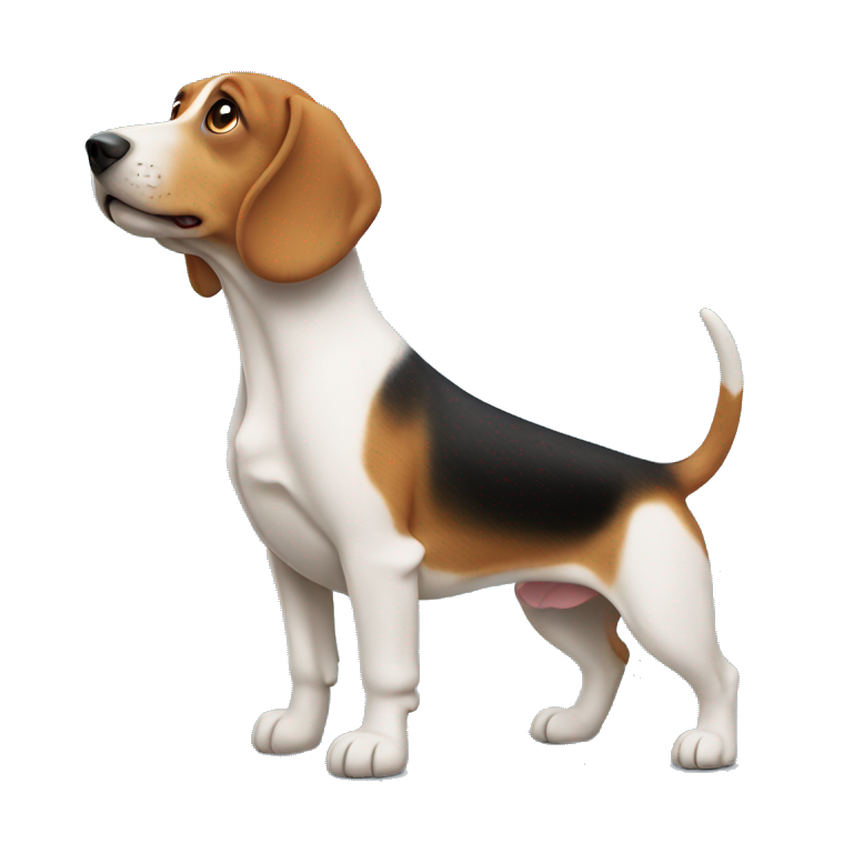 un beagle et un teckel  emoji