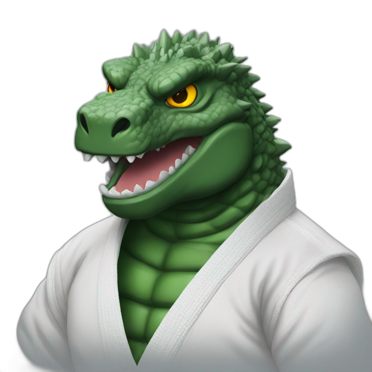 Godzilla jiu jitsu  emoji