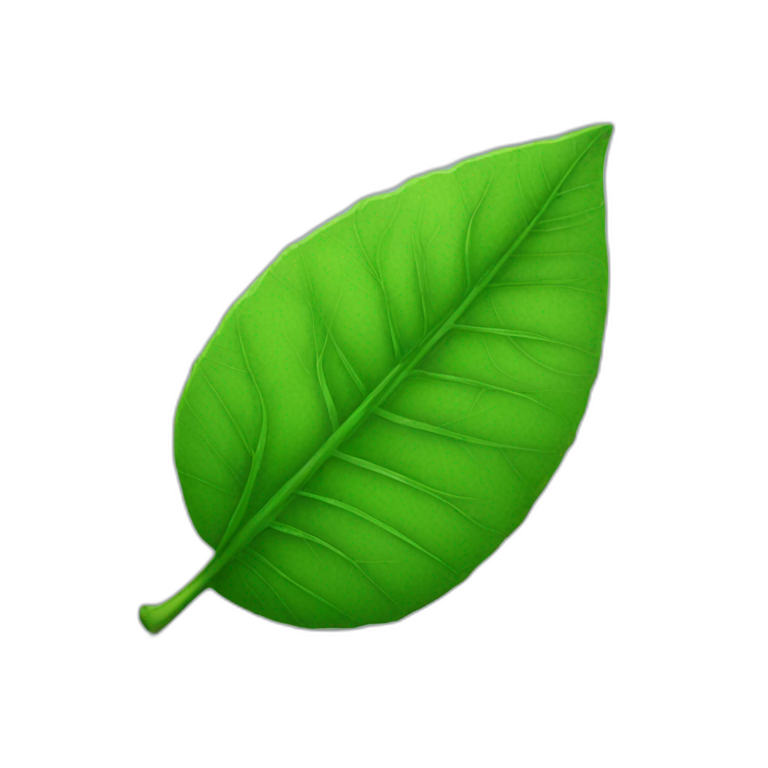 green leaf emoji