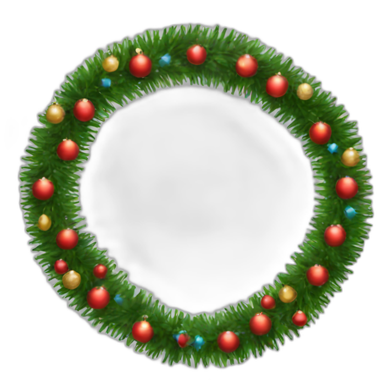 garland for the Christmas tree emoji