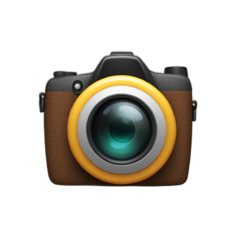 camera with flash emoji