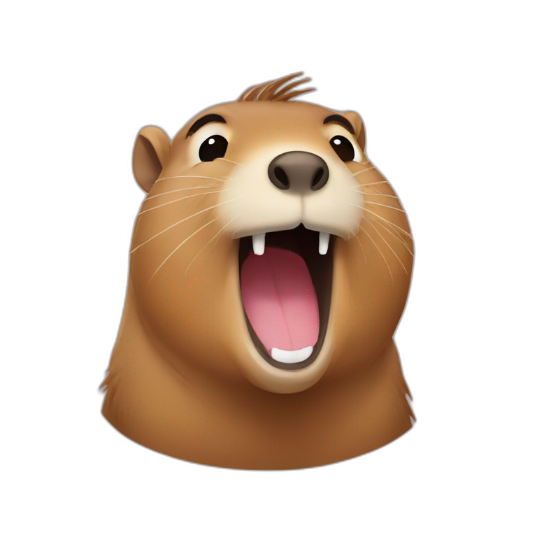 capybara cry laughing emoji