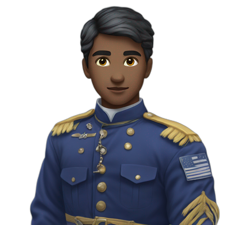 mysterious boy in uniform emoji