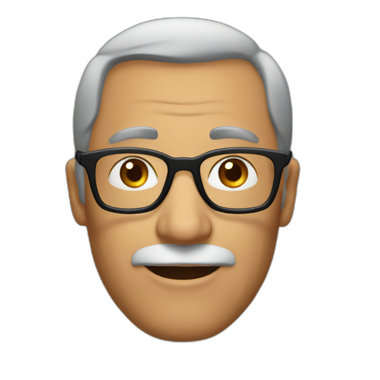50-year-old-man-with-glasses-with-little-beard emoji