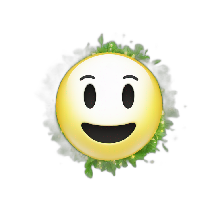 Smiley face with halo emoji