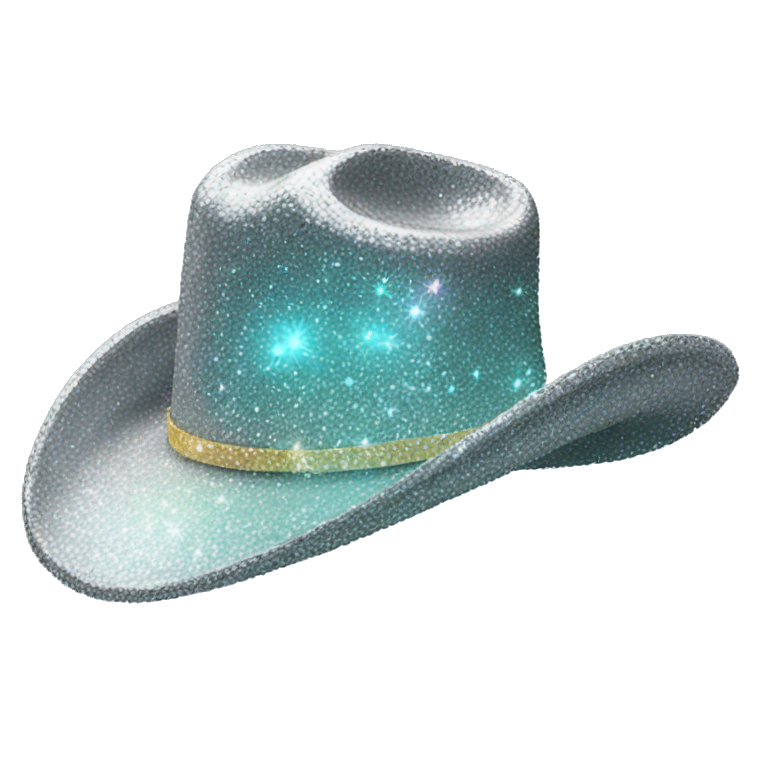 sparkly cowboy hat emoji