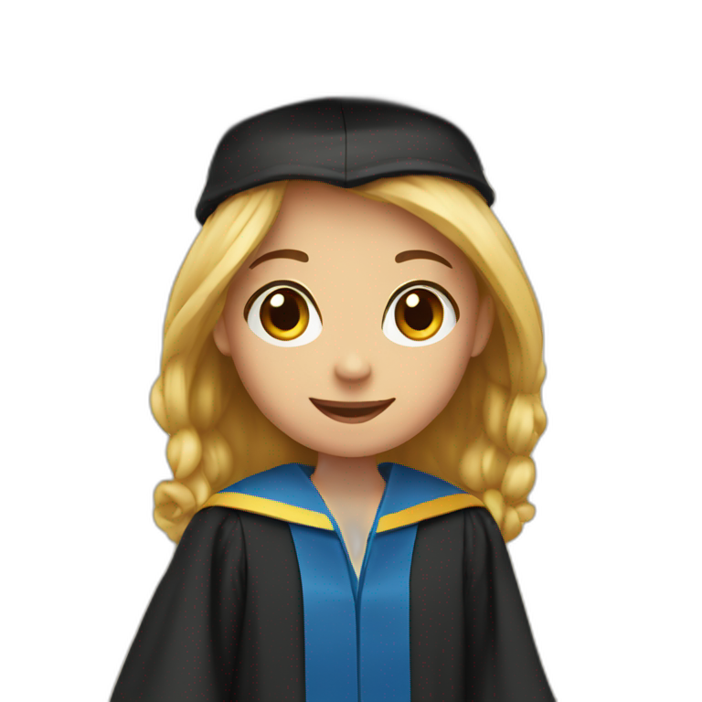 graduating child emoji