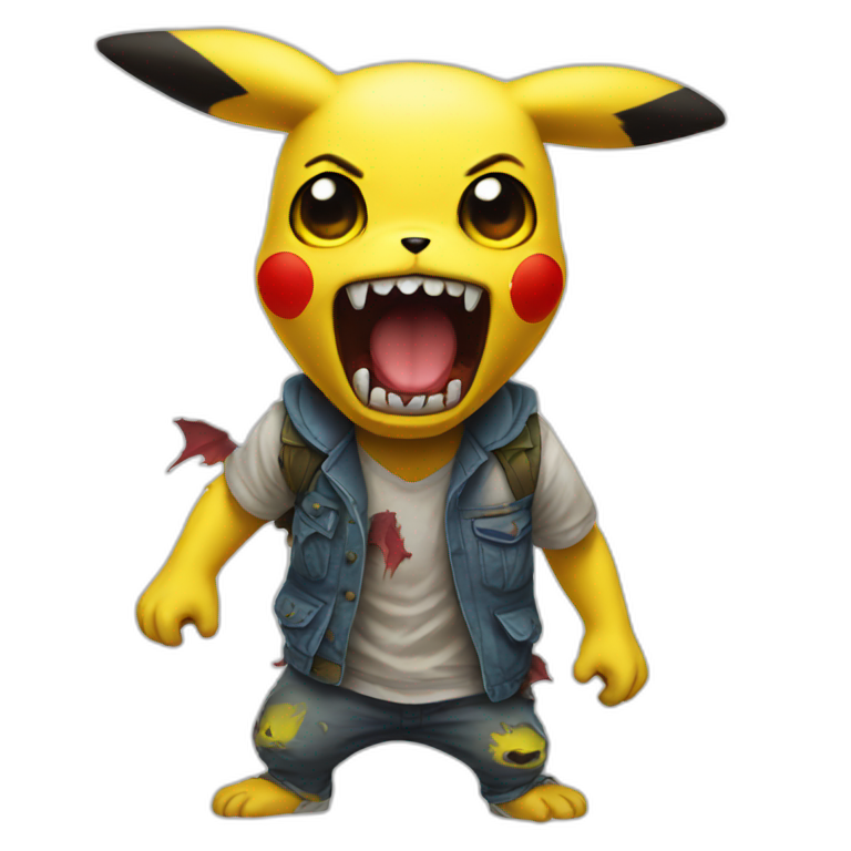 Zombie pikachu hoodie hotsell