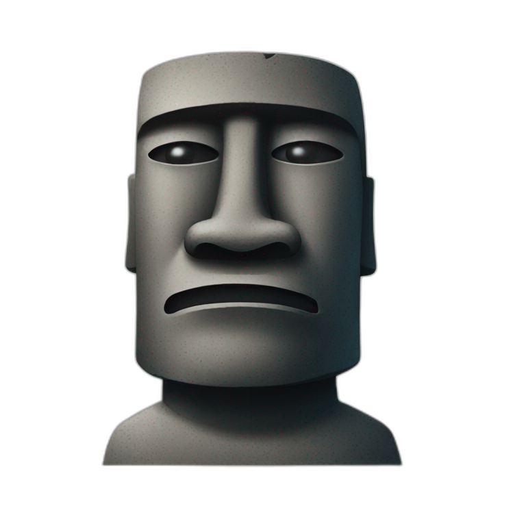 Moai emoji