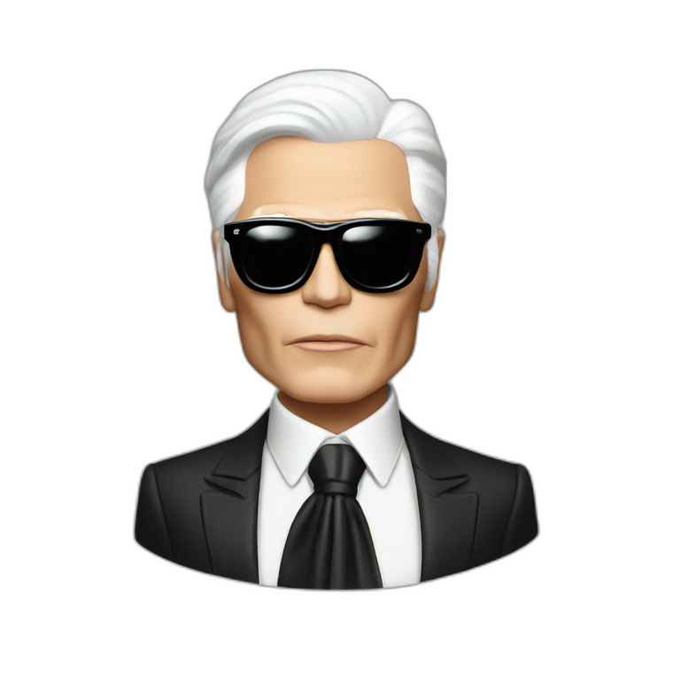 Karl Lagerfeld emoji