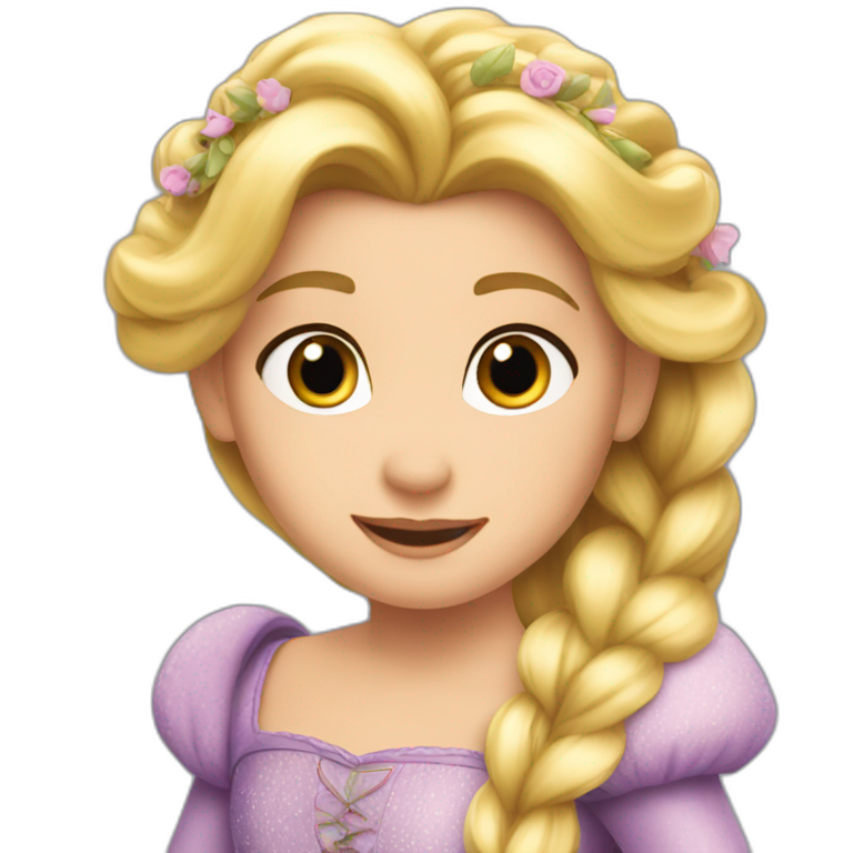Princesse Raiponce emoji
