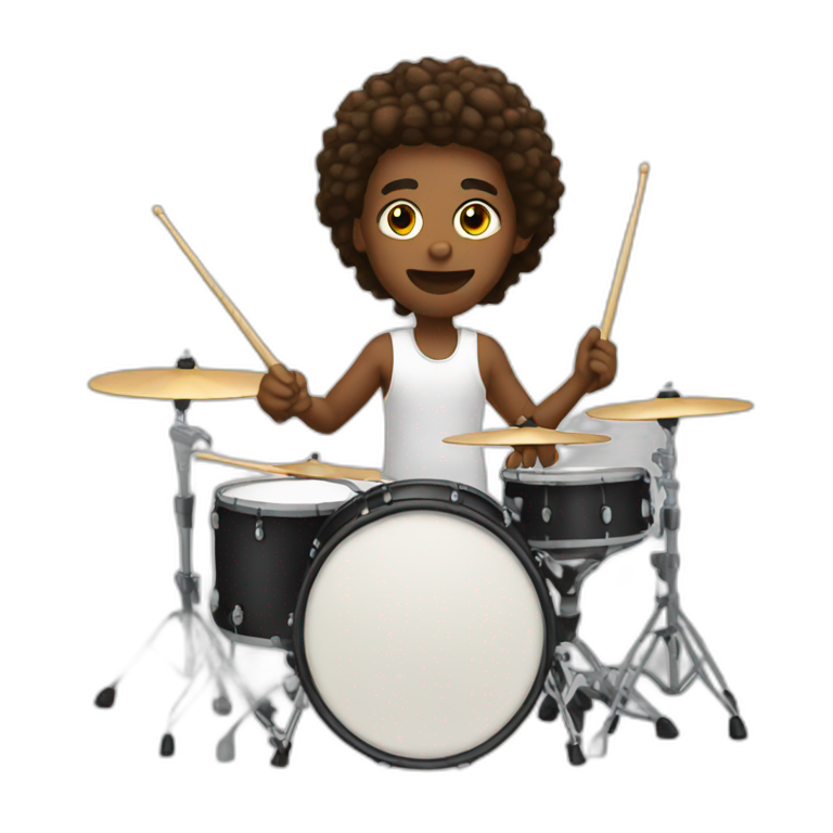 Playing drums  emoji