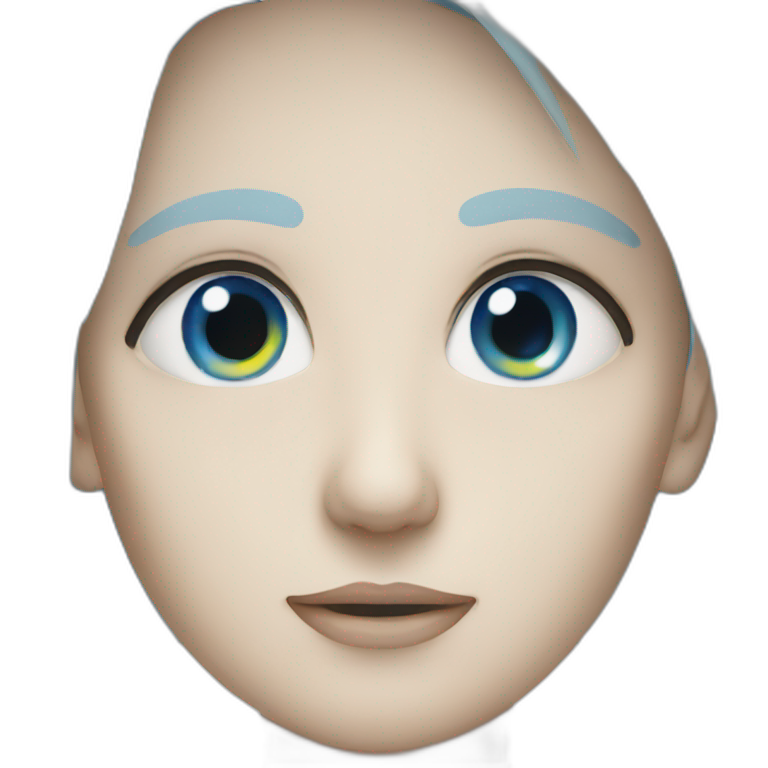 Blue eye  emoji