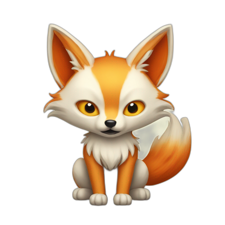 Kitsune-fox-with-nine-tails emoji