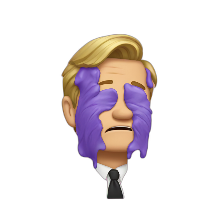 Barney Stinson crying emoji