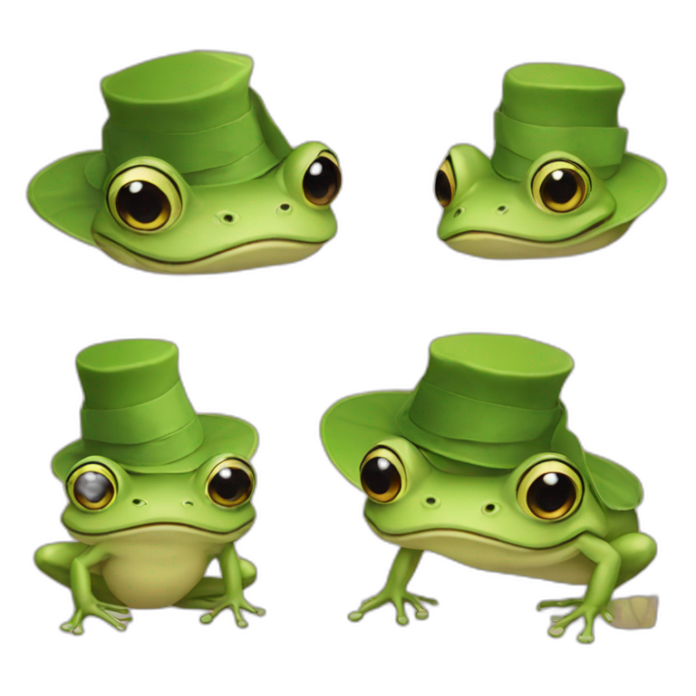 frog-hat-birthday emoji