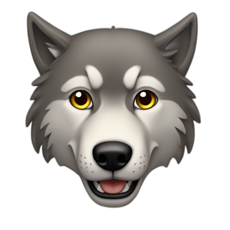 lone wolf emoji