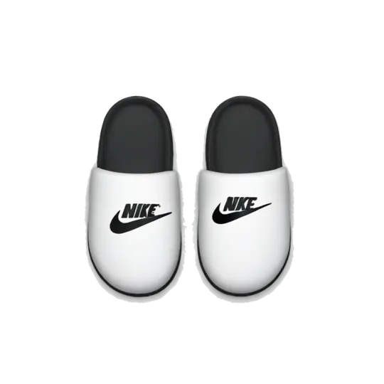 slippers like a big pink nike emoji AI Emoji Generator