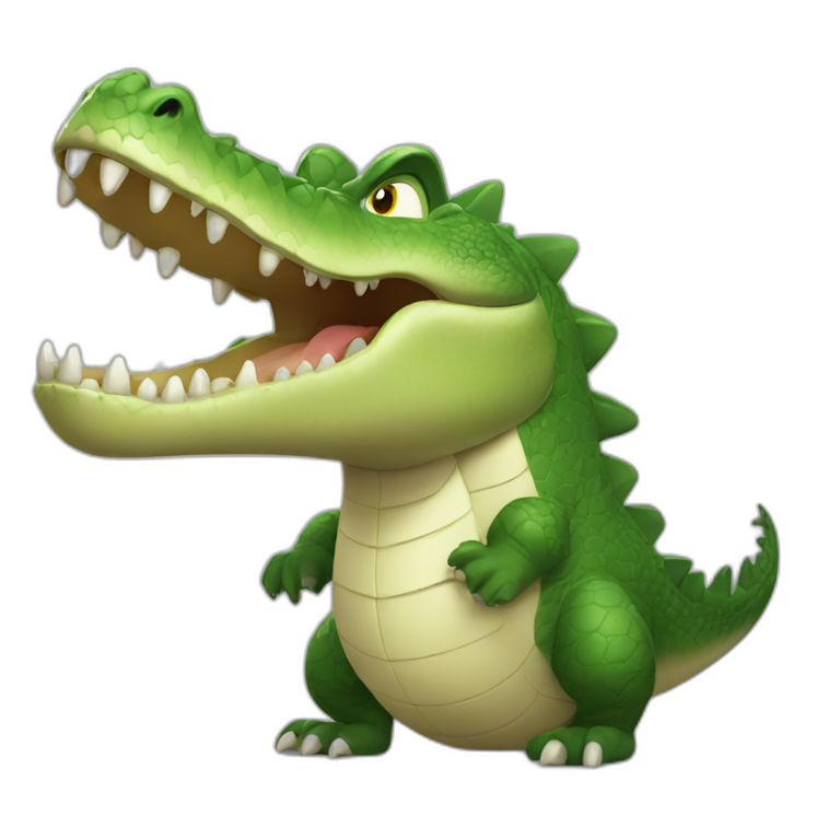 mighty powerful magic crocodile emoji
