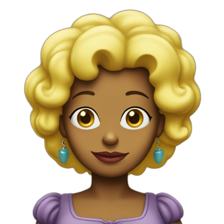 black lisa simpson emoji