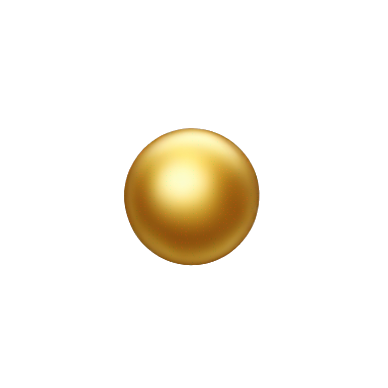 golden sphere emoji