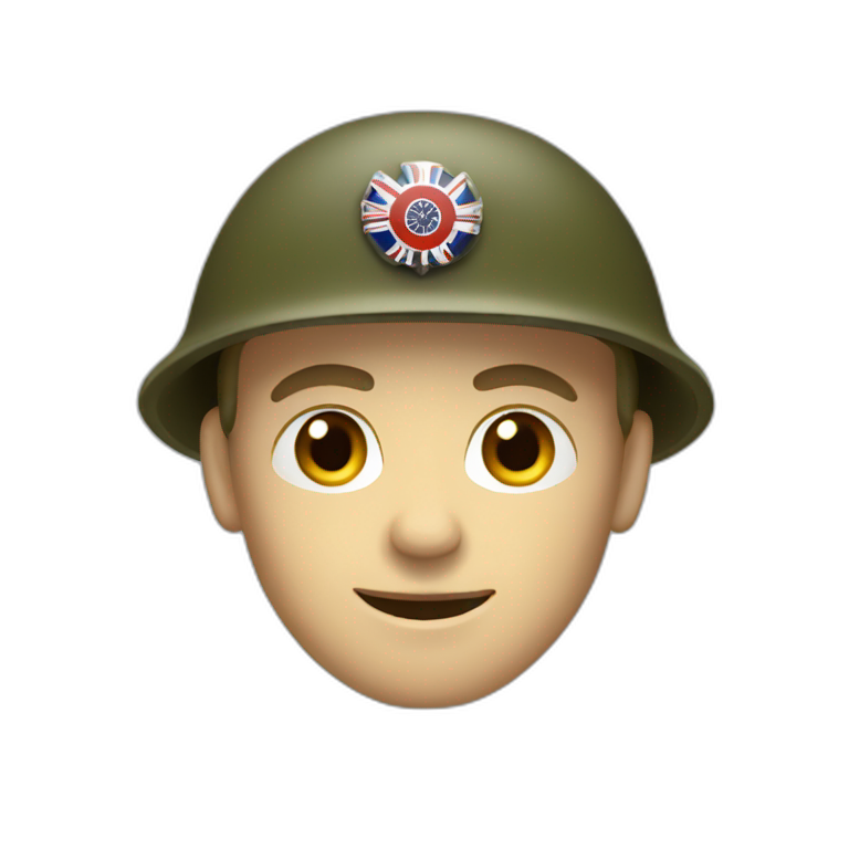 british WW2 soldier emoji