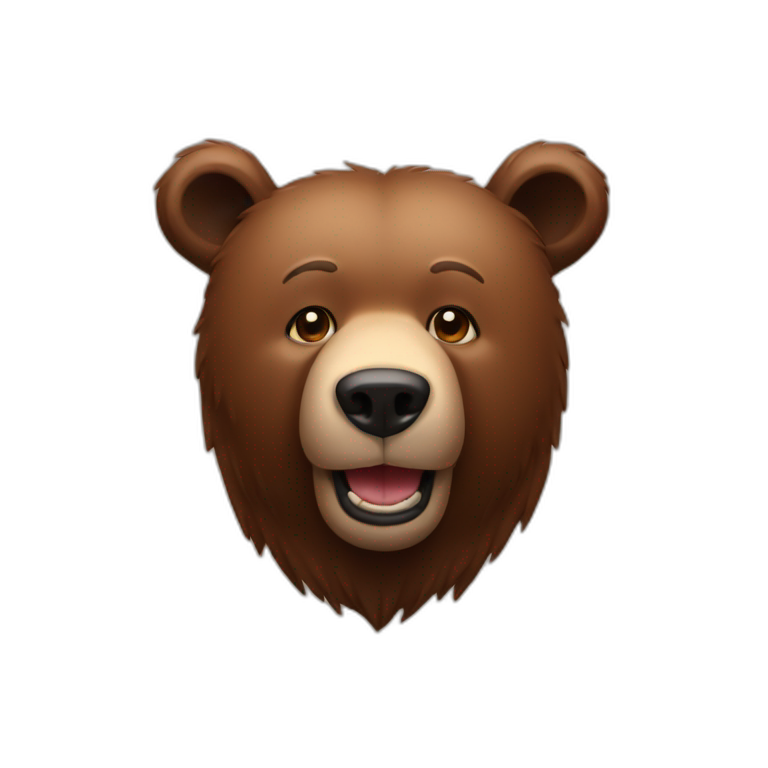 a brown bear with ps5 emoji