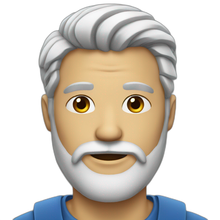 A man with beard emoji