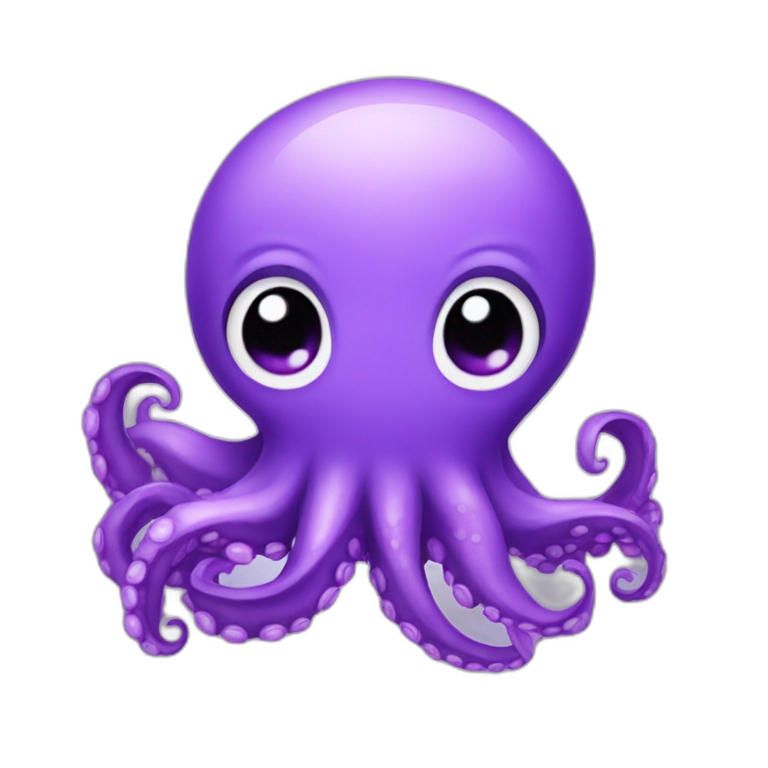 Baby purple octopus emoji