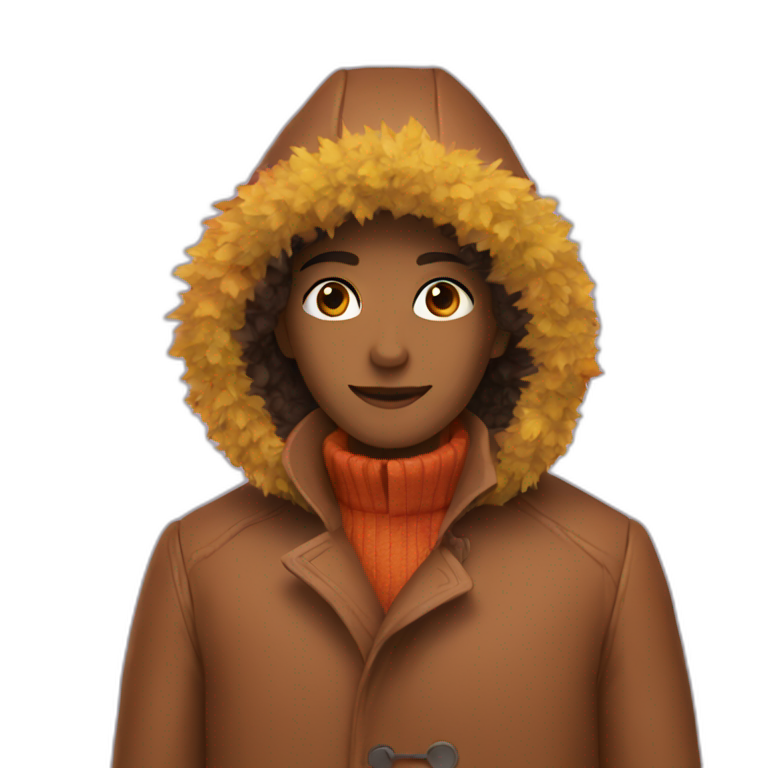 autumn coat emoji