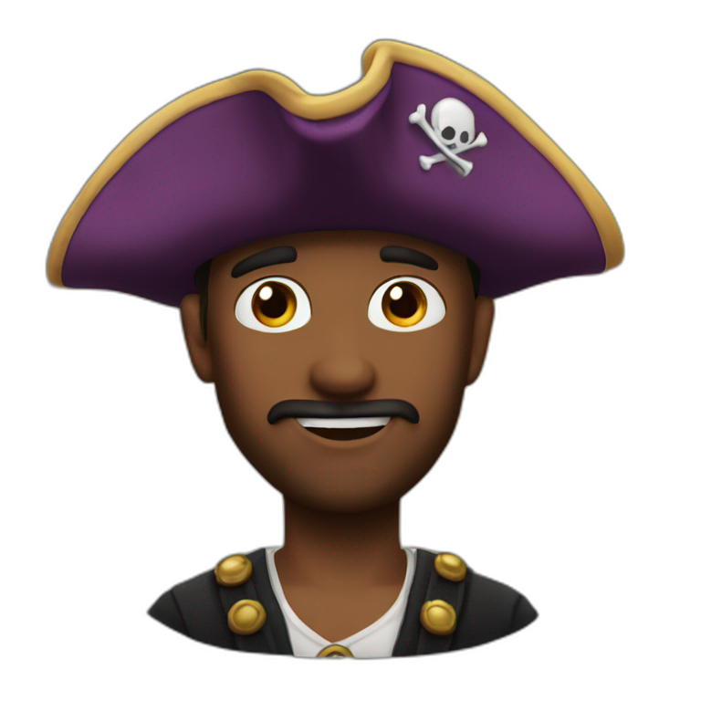 pirate Heart-Eyes Face emoji