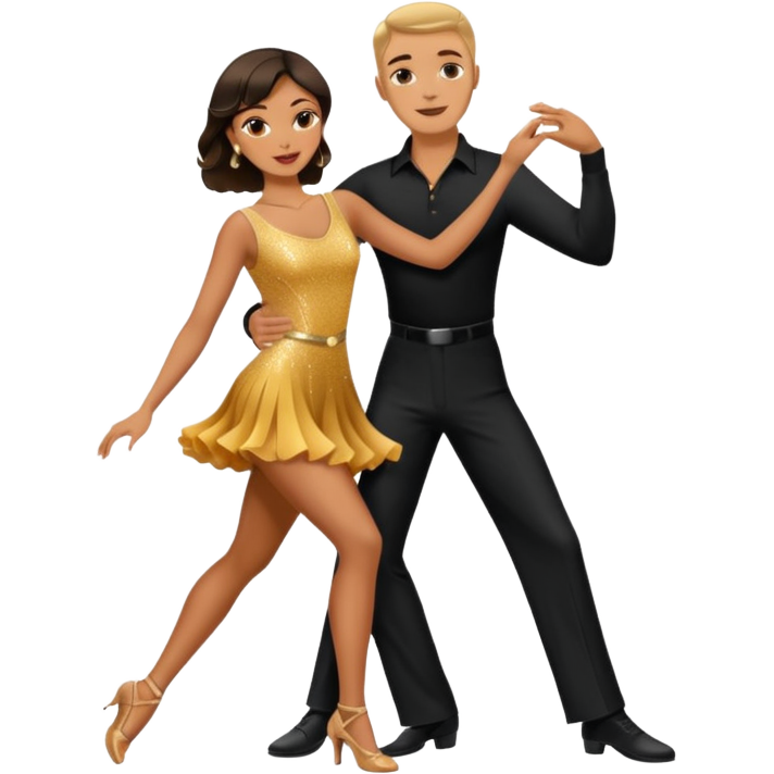 Dancesport professional latin competitor couple dancing the rumba, the ...
