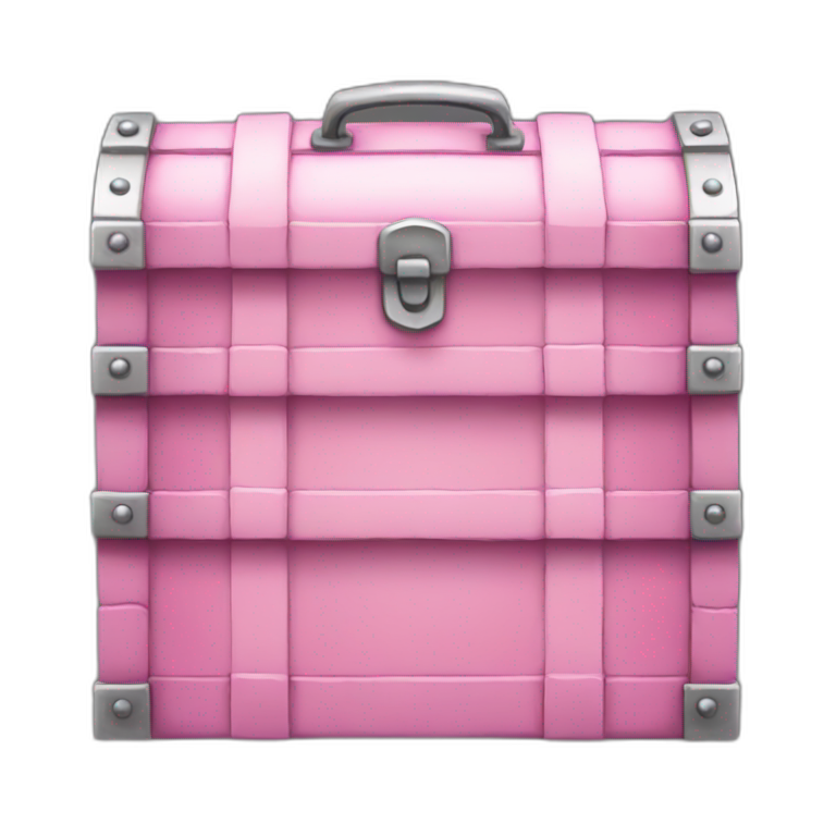 Pink chest emoji