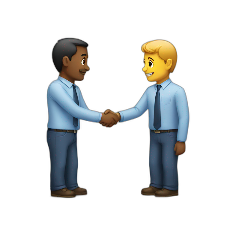 men shaking hands emoji