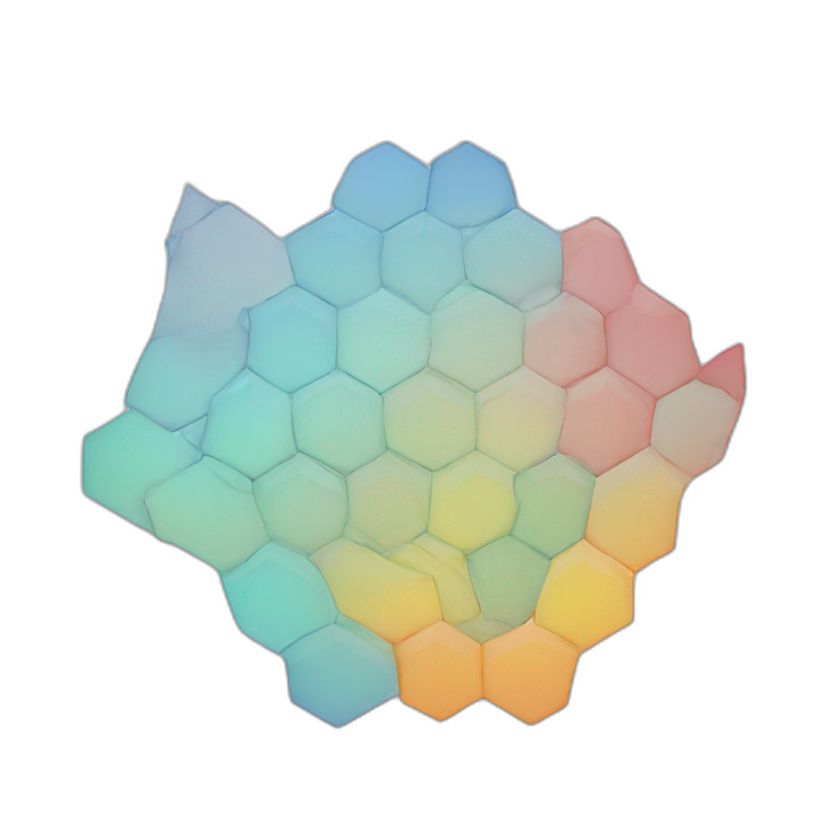 hexagon, diagram emoji