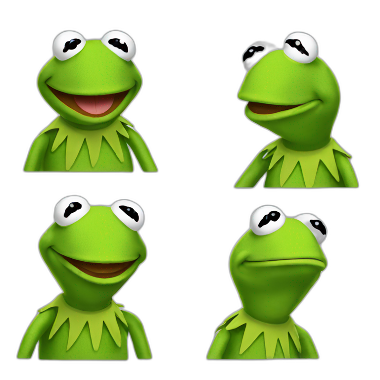 stressed kermit the frog emoji