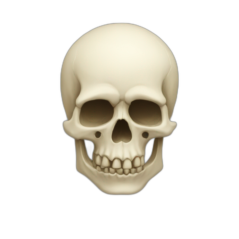 The-skull-looks-like-it-wants-to-kill-you emoji