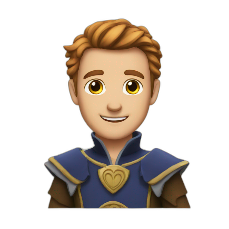 Hans from a fairy tale emoji