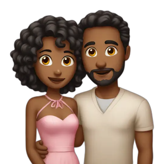romantic emoji meaning in text from a girl