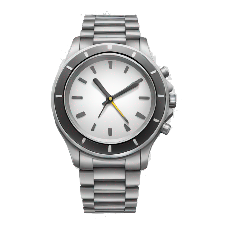 broken silver wristwatch emoji