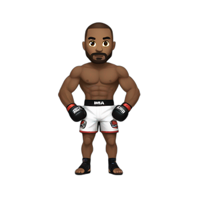 MMA fighter emoji