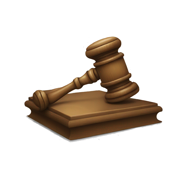 judge gavel emoji