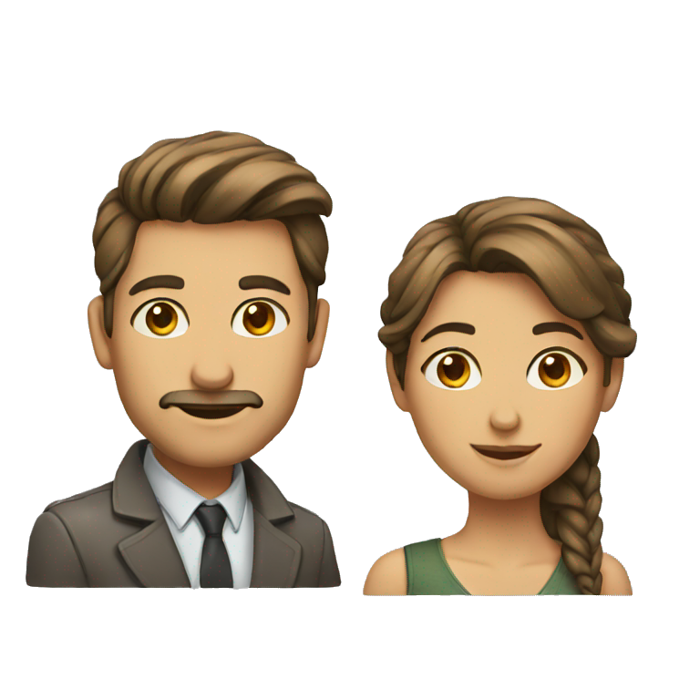 man and woman emoji
