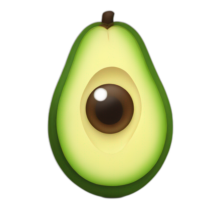 Avocado mit Augen emoji