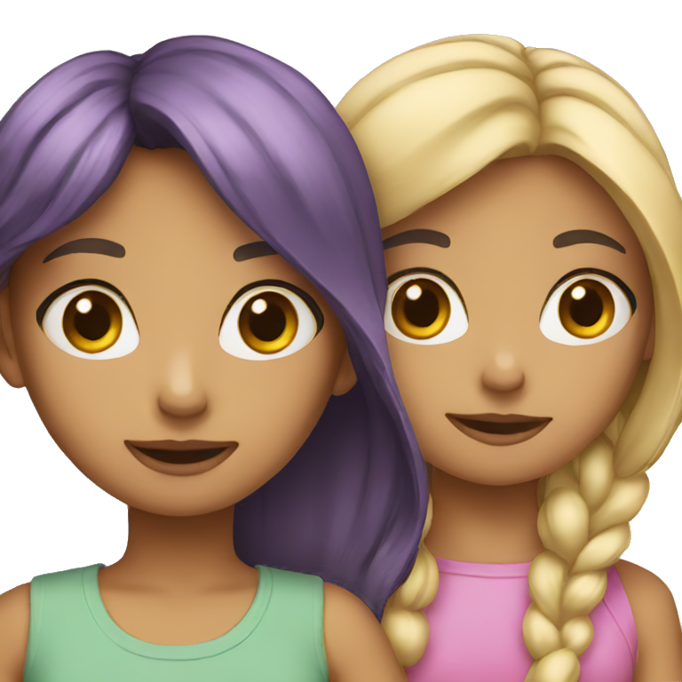 Two girls emoji