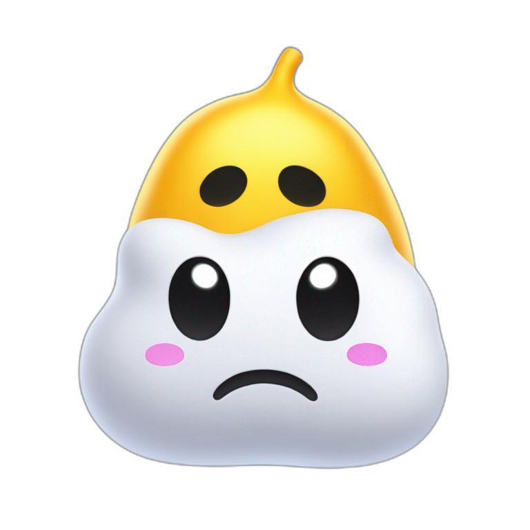 chill blob with airpods emoji